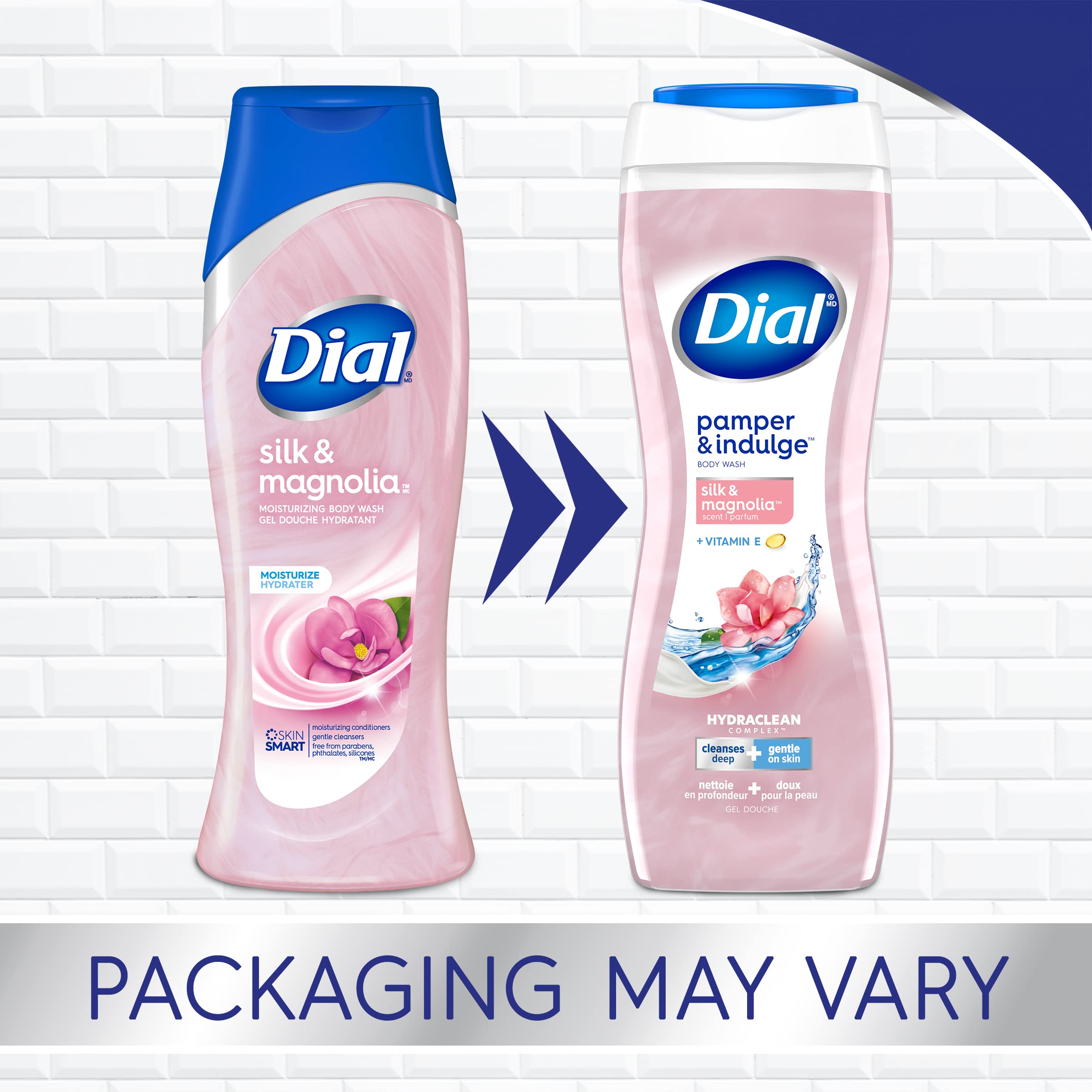 Silk & Magnolia : Dial Body Wash, Silk & Magnolia, 32 Ounce
